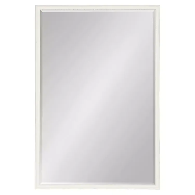 Kirklands Home White Vintage Beaded Wall Mirror, 36 in. Best