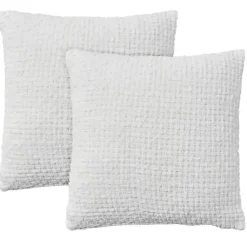 Pillows>Kirklands Home Waffle Knit Chenille Throw Pillows, Set of 2 White