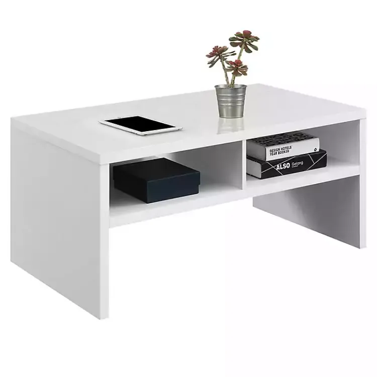 Kirklands Home Wakefield Shelf Coffee Table White Sale