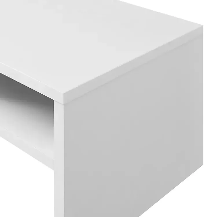 Kirklands Home Wakefield Shelf Coffee Table White Sale