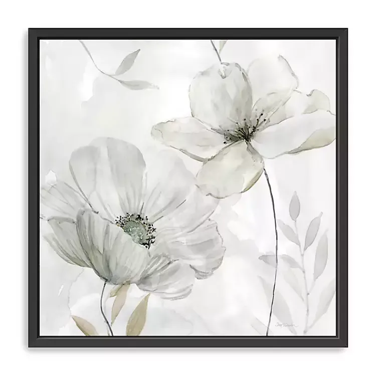 Kirklands Home White Whispers II Framed Canvas Art Print, 22x22 Discount