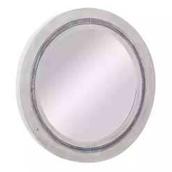 Kirklands Home White Wood Aislinn Wall Mirror