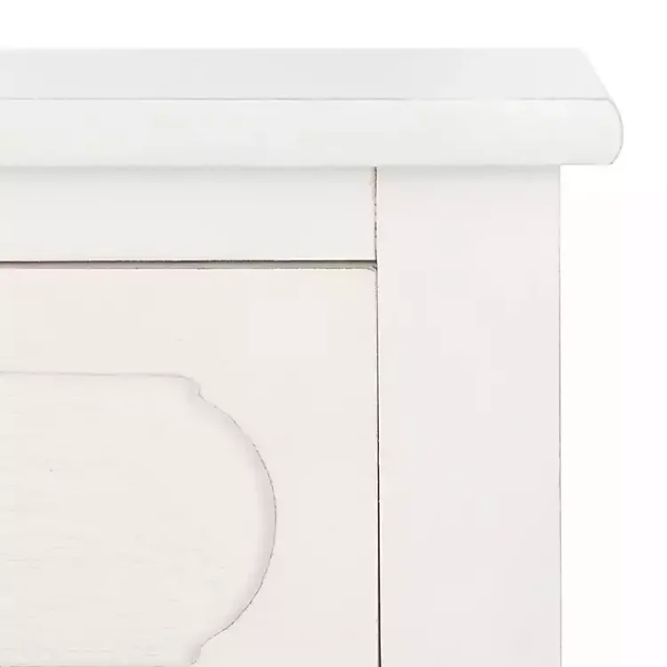 Kirklands Home Wood Allura Console Table White Clearance