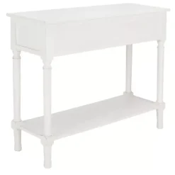Kirklands Home Wood Allura Console Table White Clearance