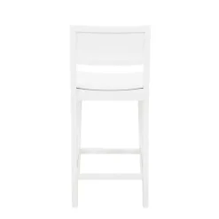 Kirklands Home Wood Devin Counter Stools, Set of 2 White Sale