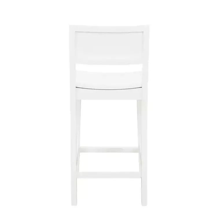 Kirklands Home Wood Devin Counter Stools, Set of 2 White Sale