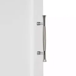 Kirklands Home Wood 2-Door Open Shelf Wall Cabinet White Sale