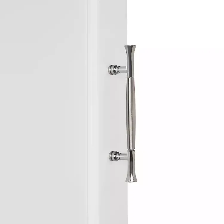 Kirklands Home Wood 2-Door Open Shelf Wall Cabinet White Sale