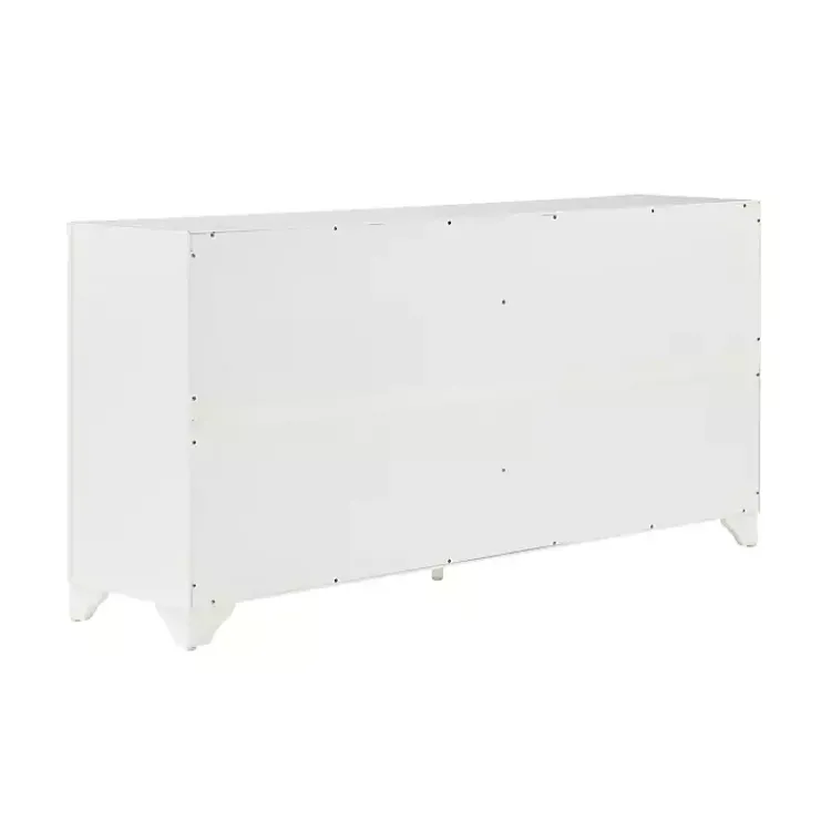 Kirklands Home Wood 4-Door Sideboard Cabinet White Discount