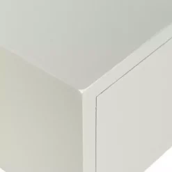Kirklands Home Wood 1-Drawer Arthur Accent Table White Clearance
