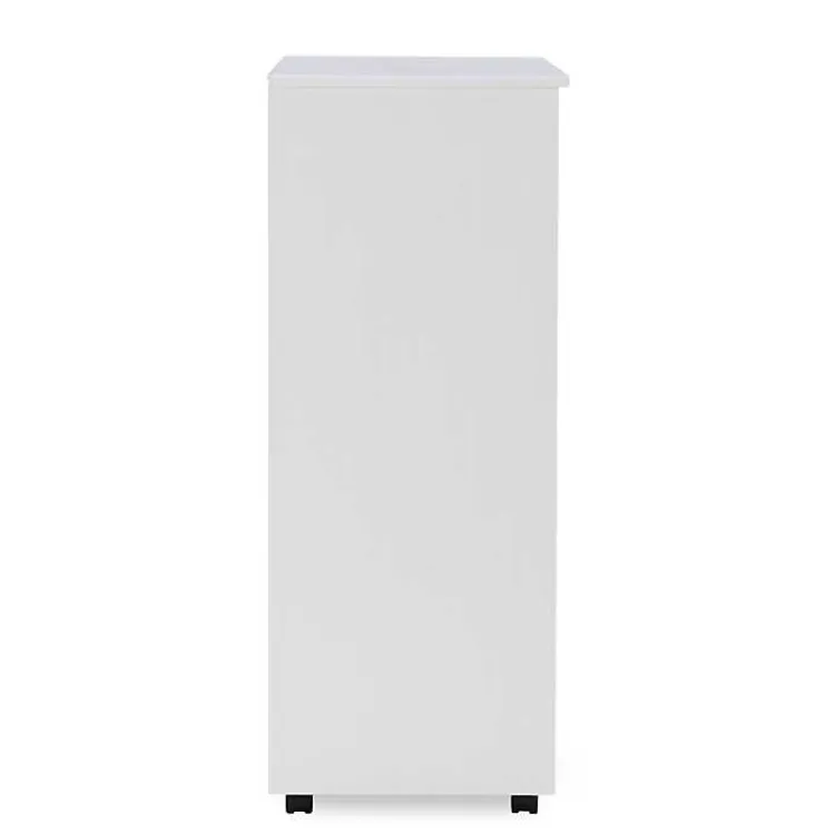 Kirklands Home Wood 8-Drawer Cary Storage Cart White Best