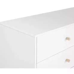 Kirklands Home Wood 6-Drawer Footed Dresser White Sale