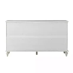 Kirklands Home Wood Glass Door Sideboard Cabinet White Hot