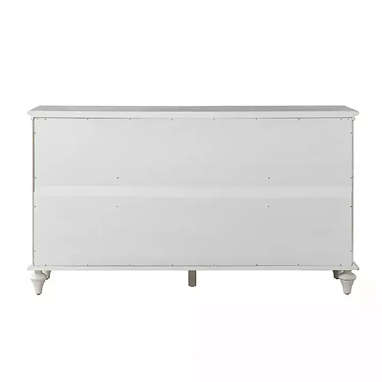 Kirklands Home Wood Glass Door Sideboard Cabinet White Hot