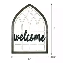 Kirklands Home Wood Interchangeable Arch Wall Plaque White Online