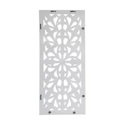 Kirklands Home Wood Medallion August Wall Plaque White Hot