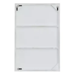 Kirklands Home White Wood Rectangular Wall Mirror, 24x36 in. Sale