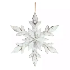 Christmas Ornaments>Kirklands Home Wooden Snowflake 6-pc. Ornament Set White