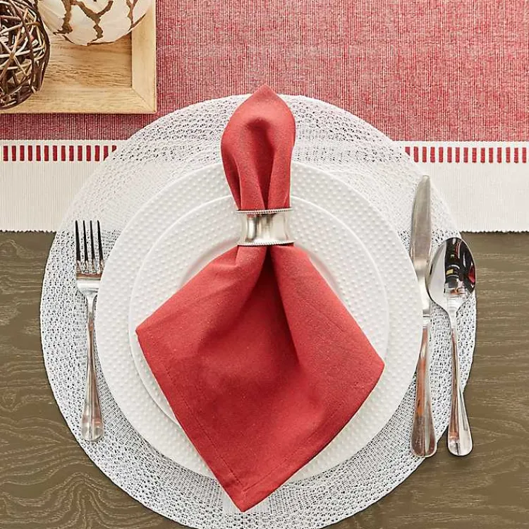 Kirklands Home Woven Round Placemats, Set of 6 White Online