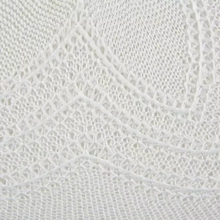 Kirklands Home Woven Round Placemats, Set of 6 White Online