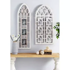 Collage Frames>Kirklands Home Whitewash Window Arch 3-Opening Collage Frame
