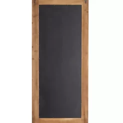 Kirklands Home Whitewashed Natural Beaded Wood Wall Mirror