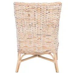Kirklands Home washed Rattan Cristen Accent Chair White Online