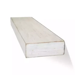 Kirklands Home Whitewashed Wood Floating Shelf, 24 in. Discount