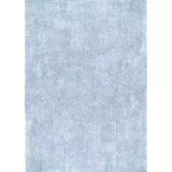 Kirklands Home Whitlow Shag Washable Area Rug, 6x9 Blue Hot