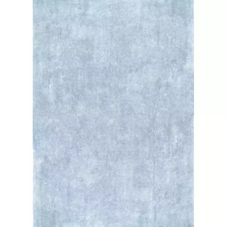 Kirklands Home Whitlow Shag Washable Area Rug, 6x9 Blue Hot