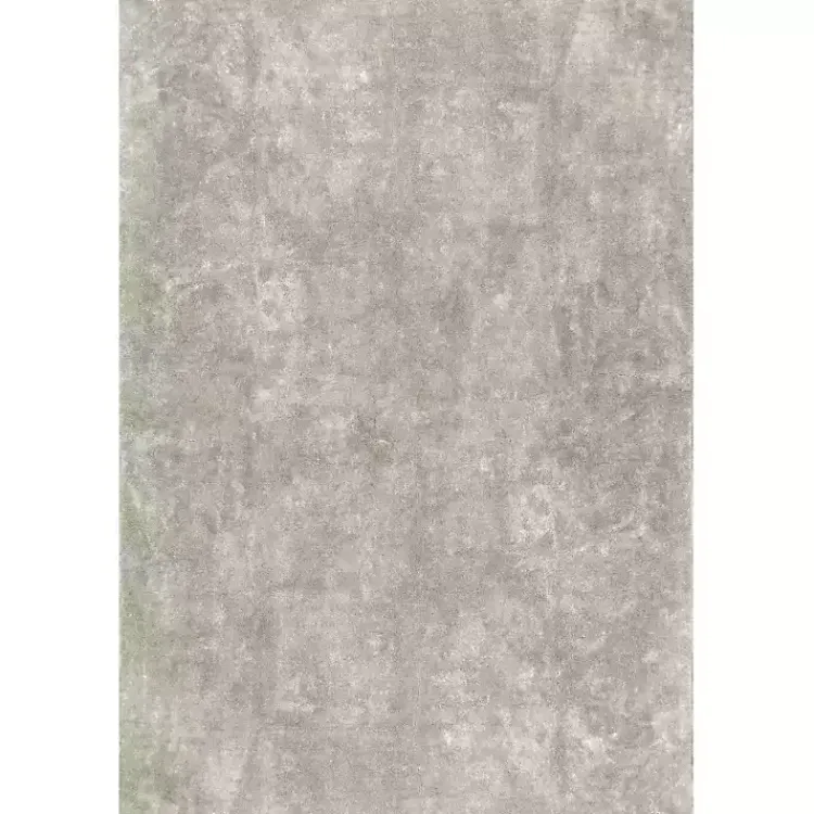Kirklands Home Whitlow Shag Washable Area Rug, 5x8 Gray New