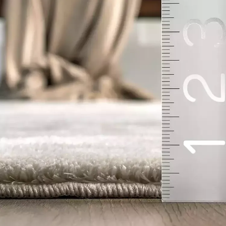 Kirklands Home Whitlow Shag Washable Area Rug, 8x10 Gray Outlet