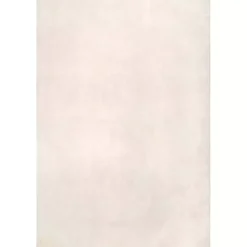 Kirklands Home Whitlow Shag Washable Area Rug, 6x9 Ivory Hot