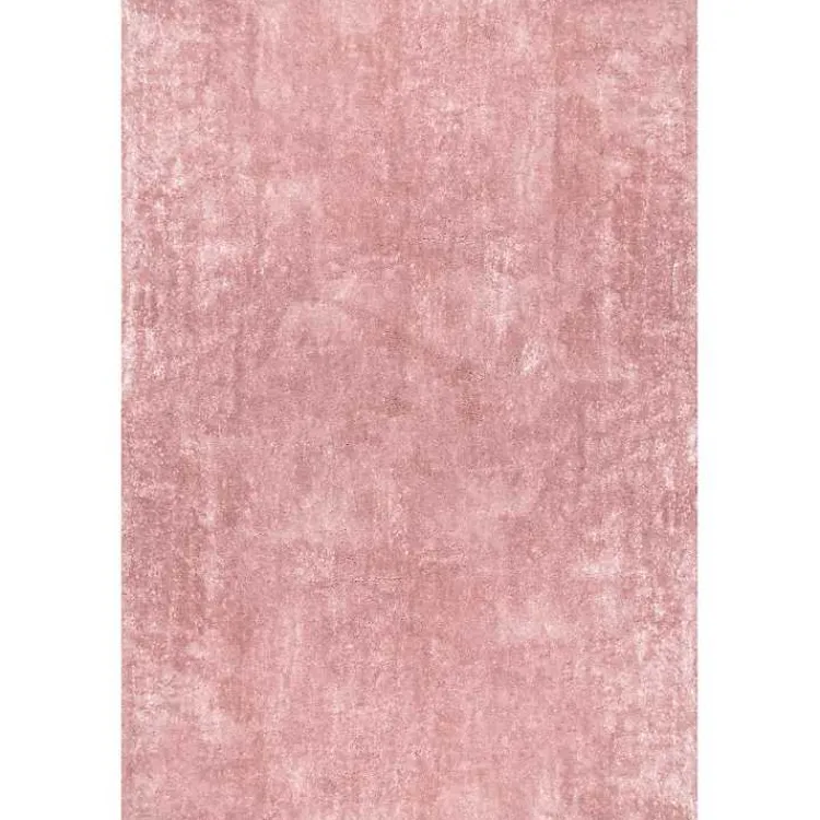 Kirklands Home Whitlow Shag Washable Area Rug, 6x9 Pink Discount