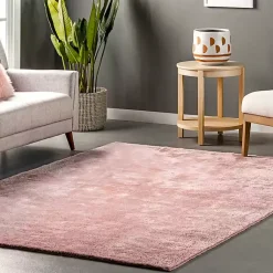 Kirklands Home Whitlow Shag Washable Area Rug, 6x9 Pink Discount