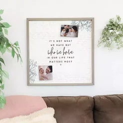 Memo & Chalkboards>Kirklands Home Who We Have Framed Pinboard