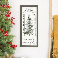 Christmas Art & Wall Decor>Kirklands Home Who's Around the Tree Wall Plaque