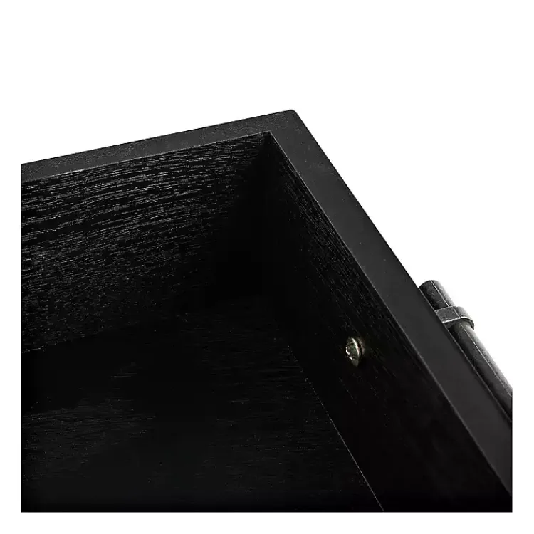 Kirklands Home Wilbert 3-Drawer Console Table Black Discount
