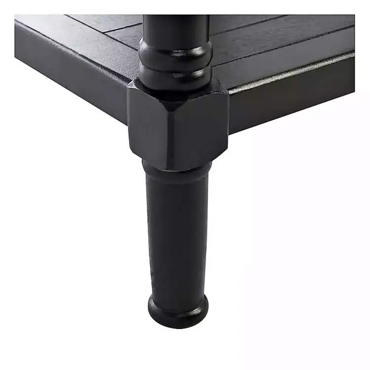 Kirklands Home Wilbert 3-Drawer Console Table Black Discount
