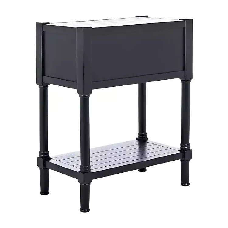 Kirklands Home Wilbert 3-Drawer Console Table Black Discount