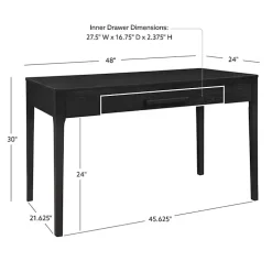 Kirklands Home Wilcox Desk Black Outlet