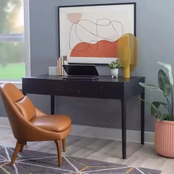 Kirklands Home Wilcox Desk Black Outlet