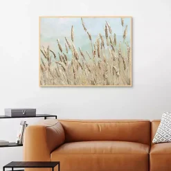 Kirklands Home Wild Beach Reeds Framed Canvas Art Print Multi