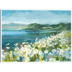 Kirklands Home Wild Daisy Bay Framed Canvas Art Print