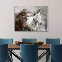 Kirklands Home Wild Ride Framed Canvas Art Print Hot
