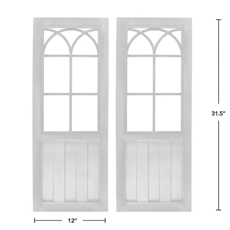 Kirklands Home Willow Farms Window Plaque, Set of 2 Brown Discount