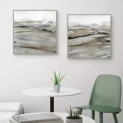 Kirklands Home Windblown Sands Framed Canvas Art Prints, Set of 2 Hot