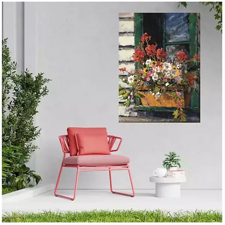 Kirklands Home Window of Color Outdoor Canvas Art Print Multi Best