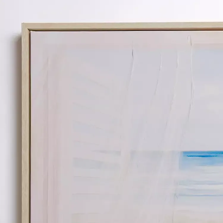 Kirklands Home Window with a Beach View Framed Canvas Art Print Best