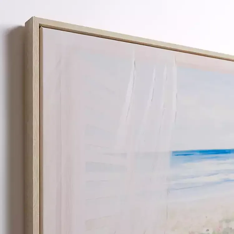 Kirklands Home Window with a Beach View Framed Canvas Art Print Best